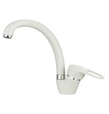 03-ST, БЕЛЫЙ Смеситель для кухни, GRANULA STANDART