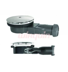 Сифон для поддона SLIM с мембраной D40/43, пластик для гранитных поддонов., WIRQUIN