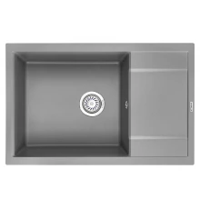 Кухонная мойка GRANULA (7805, АЛЮМИНИУМ)