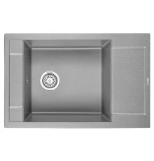Кухонная мойка GRANULA (7806, АЛЮМИНИУМ)