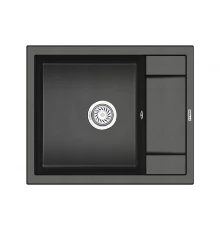 Кухонная мойка GRANULA (6002, ЧЕРНЫЙ)