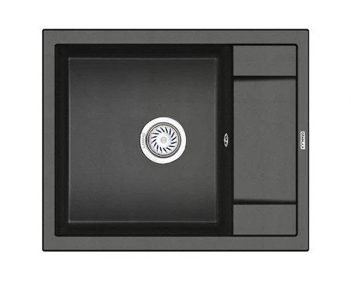 Кухонная мойка GRANULA (6002, ЧЕРНЫЙ)