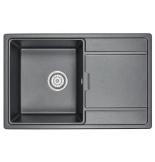 Кухонная мойка GRANULA (7804, ШВАРЦ)