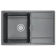 Кухонная мойка GRANULA (7804, ШВАРЦ)