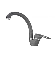 03-ST, ГРАФИТ Смеситель для кухни, сер., GRANULA STANDART