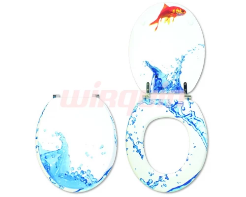 Сиденье для унитаза Аквариум, WIRQUIN