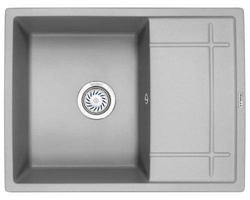 Кухонная мойка GRANULA (6501, АЛЮМИНИУМ)