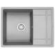 Кухонная мойка GRANULA (6501, АЛЮМИНИУМ)