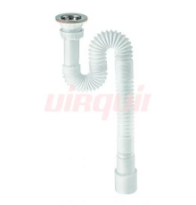 Сифон гофрированный 1 1/4*40/50 длина 800мм (GS2045), WIRQUIN