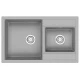 Кухонная мойка GRANULA (8201, АЛЮМИНИУМ)