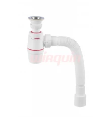 Сифон, WIRQUIN NEO с вып. 1¼ х 40 мм и гофротрубой L800 мм, 40 х 40/50 ммWIRQUIN