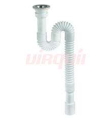 Сифон гофрированный 1¼ х 32/40 мм, L800 мм WIRQUIN