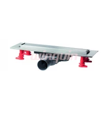 Линейный трап с сухим затвором и сифоном, слим решетка L=300 mm., WIRQUIN