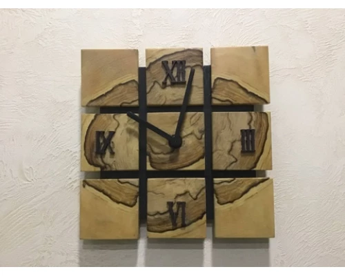 Часы дизайнерские ES.M Land 0206.01AT из африканского дерева