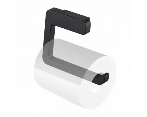 Бумагодержатель Splendy Inspiration, черный матовый, настенный, IN4062SVBM