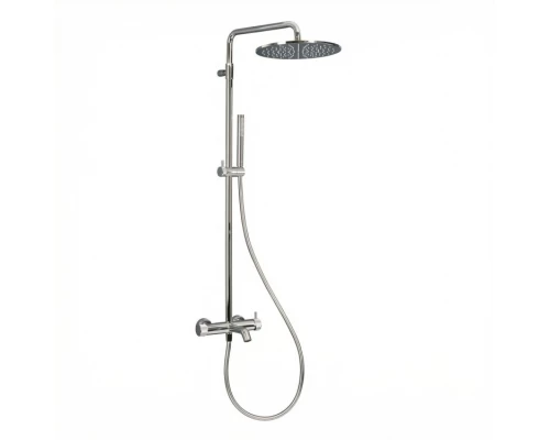 Душевая стойка Splendy Relax P, хром, с круглыми душами 300x300 мм, RP208ZKR30C1CR