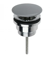 Донный клапан Splendy универсальный 1 1/4", серый матовый, AA3071URKDM