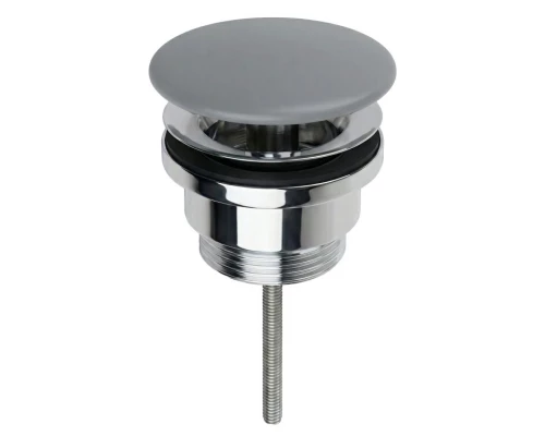 Донный клапан Splendy универсальный 1 1/4", серый матовый, AA3071URKDM