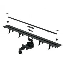 Дренажный канал Splendy Vario Drain, черный матовый, 110x300-1200x150 мм, VD30512KYBM