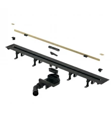 Дренажный канал Splendy Vario Drain, ширина 110 мм, золото матовое, VD30512KYGM