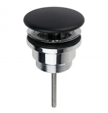 Донный клапан Splendy универсальный черный матовый 1 1/4", AA3071URKBM