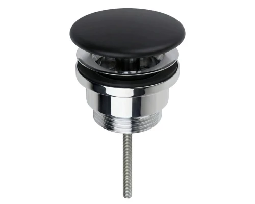 Донный клапан Splendy универсальный черный матовый 1 1/4", AA3071URKBM