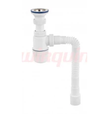 Сифон Элит с нерж. чаш. Ø70 мм и г/тр. L800 мм. (1½- Ø40/50) VIR