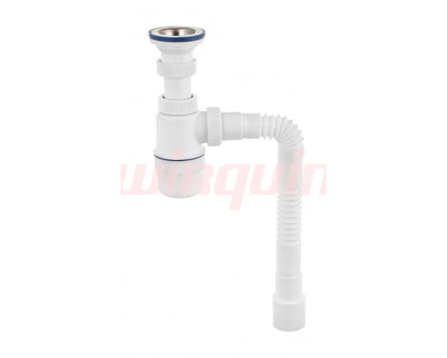 Сифон Элит с нерж. чаш. Ø70 мм и г/тр. L800 мм. (1½- Ø40/50) VIR