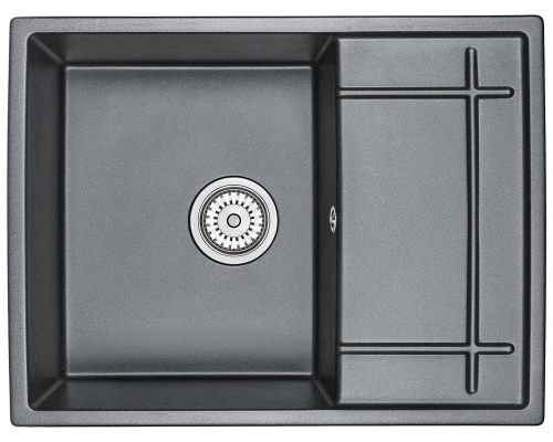 Кухонная мойка GRANULA (6501, ШВАРЦ)