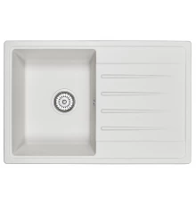 Кухонная мойка GRANULA (7602, БЕЛЫЙ)