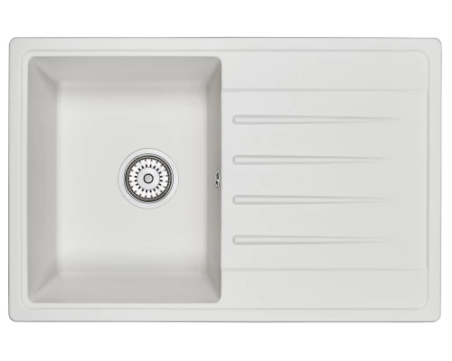Кухонная мойка GRANULA (7602, БЕЛЫЙ)