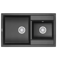 Кухонная мойка GRANULA (8201, ЧЕРНЫЙ)