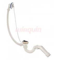 Сифон МИНИ Элит для ванн с гибкой трубой (D40/50), VIRPLAST