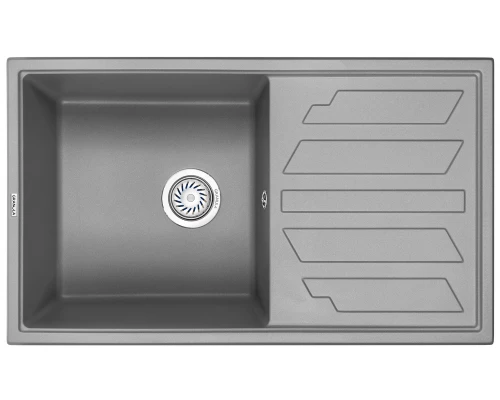 Кухонная мойка GRANULA (8601, АЛЮМИНИУМ)