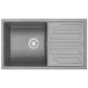 Кухонная мойка GRANULA (8601, АЛЮМИНИУМ)
