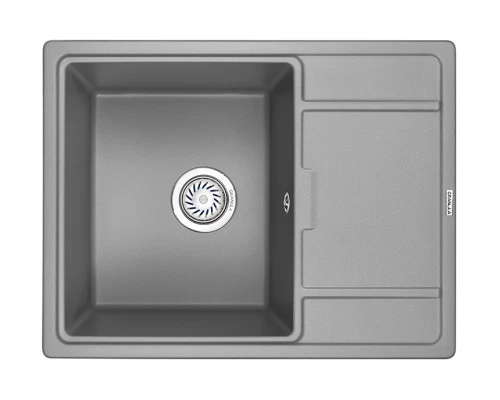 Кухонная мойка GRANULA (6503, АЛЮМИНИУМ)