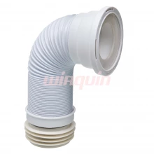 Гофрированная труба для унитаза армированная L290-640 мм, D110 мм, PUSH-FIT