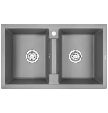 Кухонная мойка GRANULA (8101, АЛЮМИНИУМ)