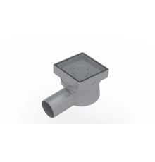 Трап водосток напольный TREND Keramik 100*100 под керамическую плитку, D50 боковой, BERGES