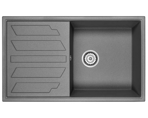 Кухонная мойка GRANULA (8601, ГРАФИТ)