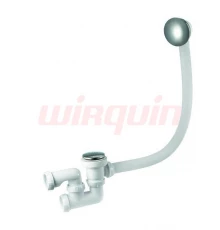 QUICK CLAC Сифон для ванны SP602 с автомат выпуском, дл. 700 мм - хром., WIRQUIN