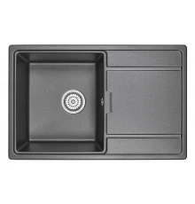 Кухонная мойка GRANULA (7804, ЧЕРНЫЙ)