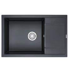 Кухонная мойка GRANULA (7805, ШВАРЦ)