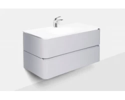 [276380] Тумба под раковину Am.Pm Sensation 100 см, подвесная, серый шелк, M30FHX1002FG +205724 ₽