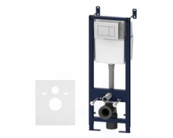 [415687] Инсталляция Am.Pm I01270301N для унитаза с белой клавишей смыва +27609 ₽