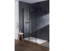 [357172] Душевое ограждение Jacob Delafon Serenity, профиль черный, стекло прозрачное, E14W100-BLV +48820 ₽