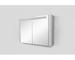 [276386] Зеркальный шкаф Am.Pm Sensation M30MCX1001FG, 100 см, с подсветкой, серый шелк +269190 ₽