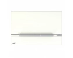 [313978] Стеклянная кнопка управления AlcaPlast STRIPE-GL1200 для скрытых систем инсталляции, белый +30067 ₽