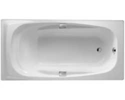 [81133] Чугунная ванна Jacob Delafon Super Repos, 180 x 90 см, ножки и слив-перелив в подарок, E2902-00 +110590 ₽