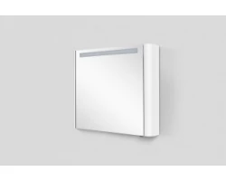 [238301] Зеркальный шкаф Am.Pm Sensation M30MCL0801WG, цвет - белый глянец, с подсветкой, левый, 80 см +282290 ₽
